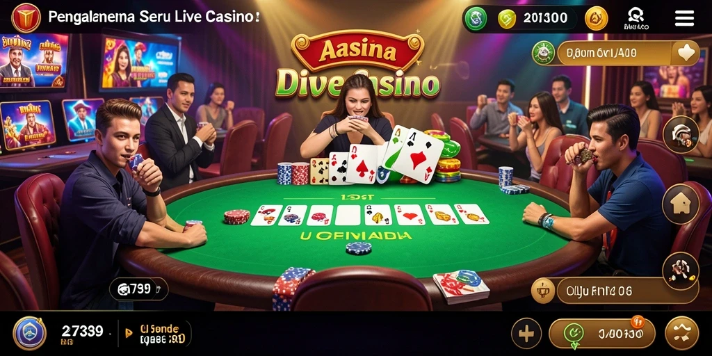 Gameplay Live Casino yang mendebarkan di 2739.