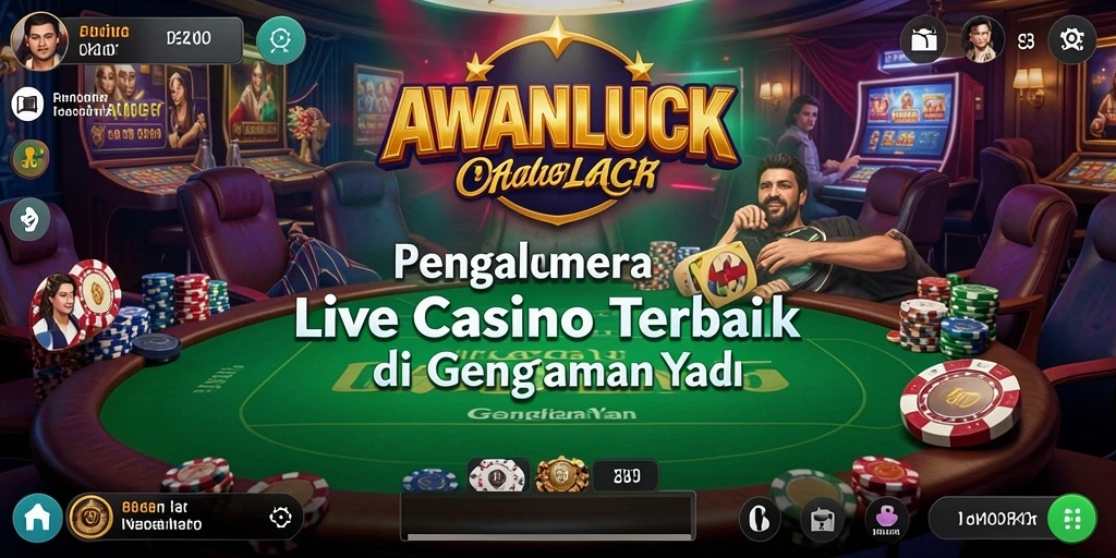 Tampilan aksi seru dalam permainan Live Casino AWANLUCK.