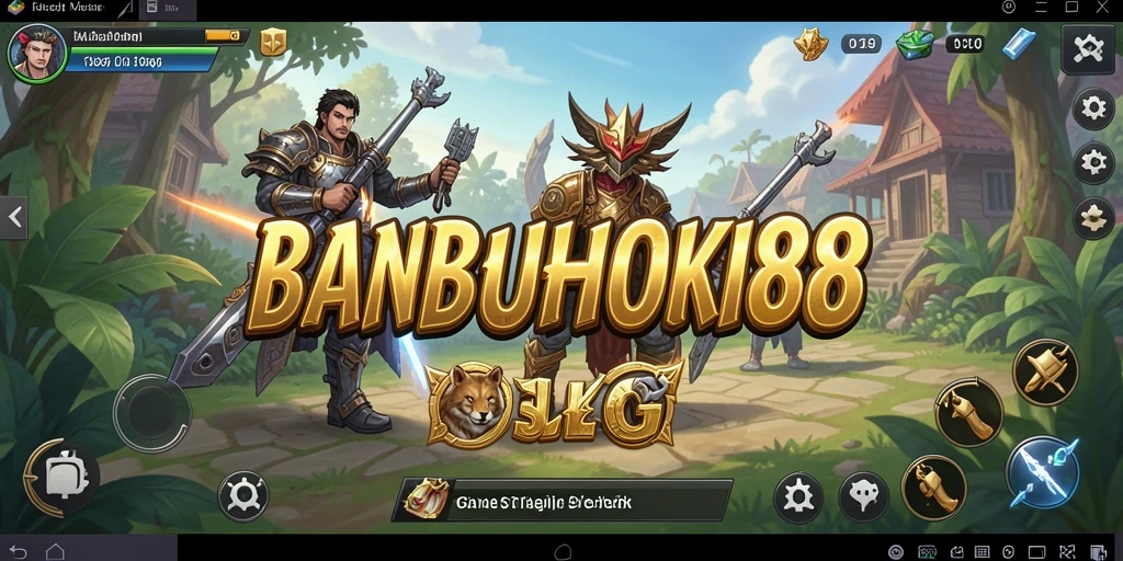 Tampilan gameplay menarik dari BANBUHOKI88 yang menunjukkan pertempuran SLG.