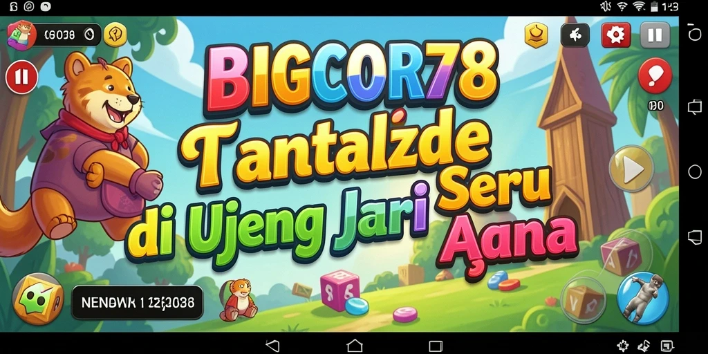 Tampilan gameplay dari BIGCOR78 menampilkan berbagai tantangan puzzle yang menarik.