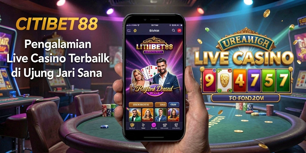 Tampilan menarik dari gameplay Live Casino CITIBET88.