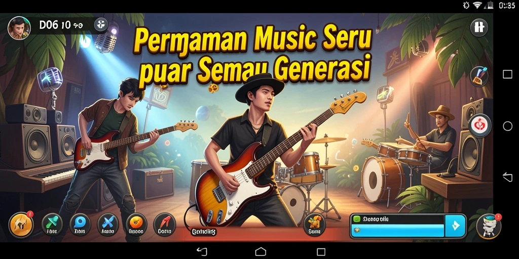 Tampilan gameplay D06 yang seru dan interaktif.