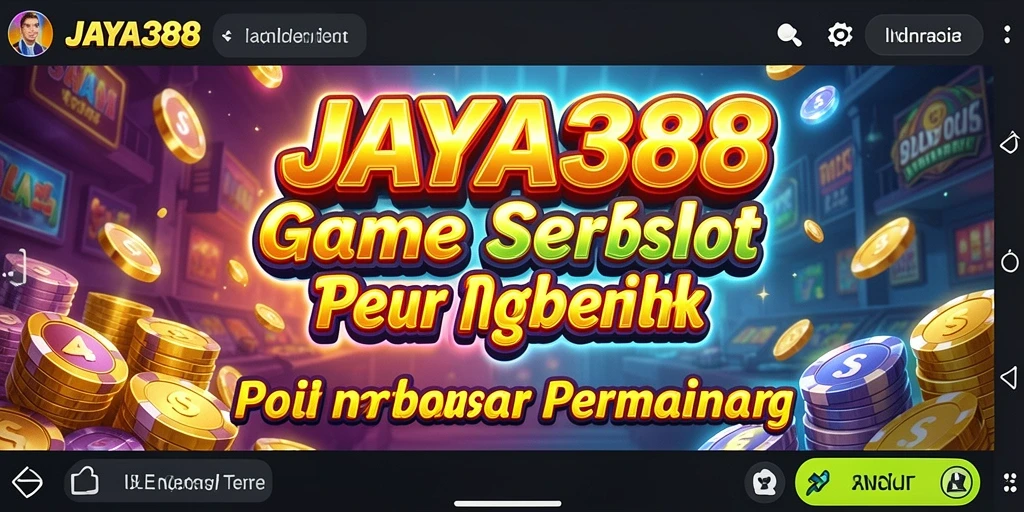 Tampilan menarik dari gameplay slot di JAYA388.