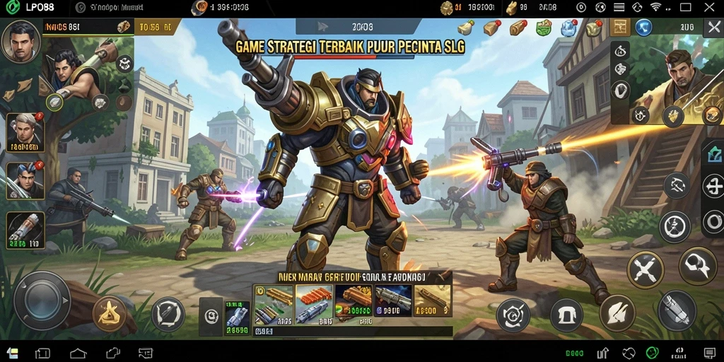 Tampilan gameplay LPO88 yang intens dan menegangkan dalam pertarungan strategi.