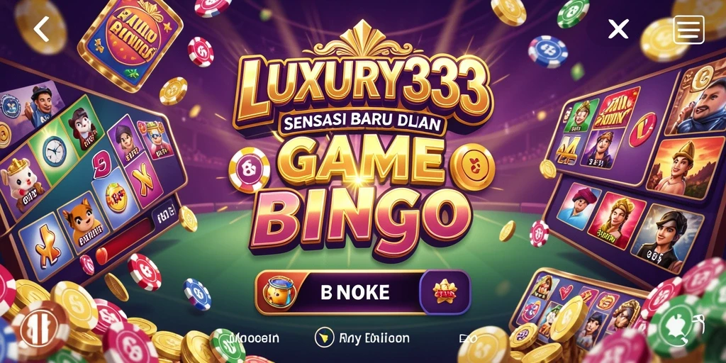 Tampilan gameplay LUXURY333 dengan suasana Bingo yang menarik.