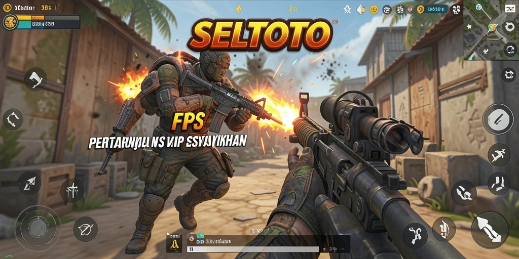 Tangkapan layar menunjukkan gameplay menegangkan di <strong>SELTOTO</strong> dengan aksi tembak-menembak yang intens.