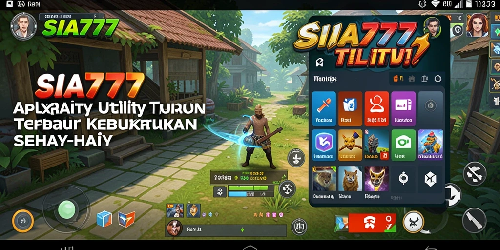 Tampilan antarmuka SIA777 yang sederhana dan fungsional.