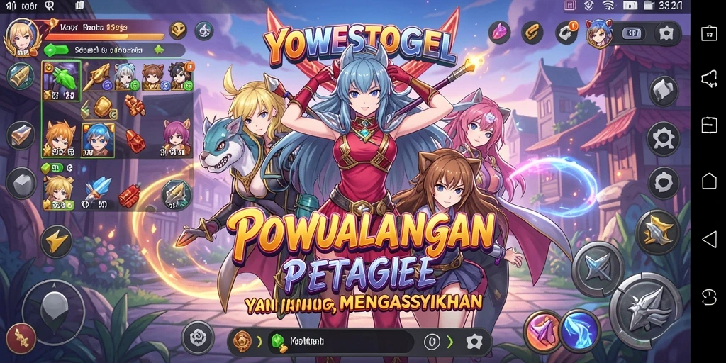 Tampilan gameplay YOWESTOGEL yang menarik dan dinamis.